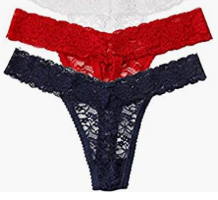 LADIES LACE THONG